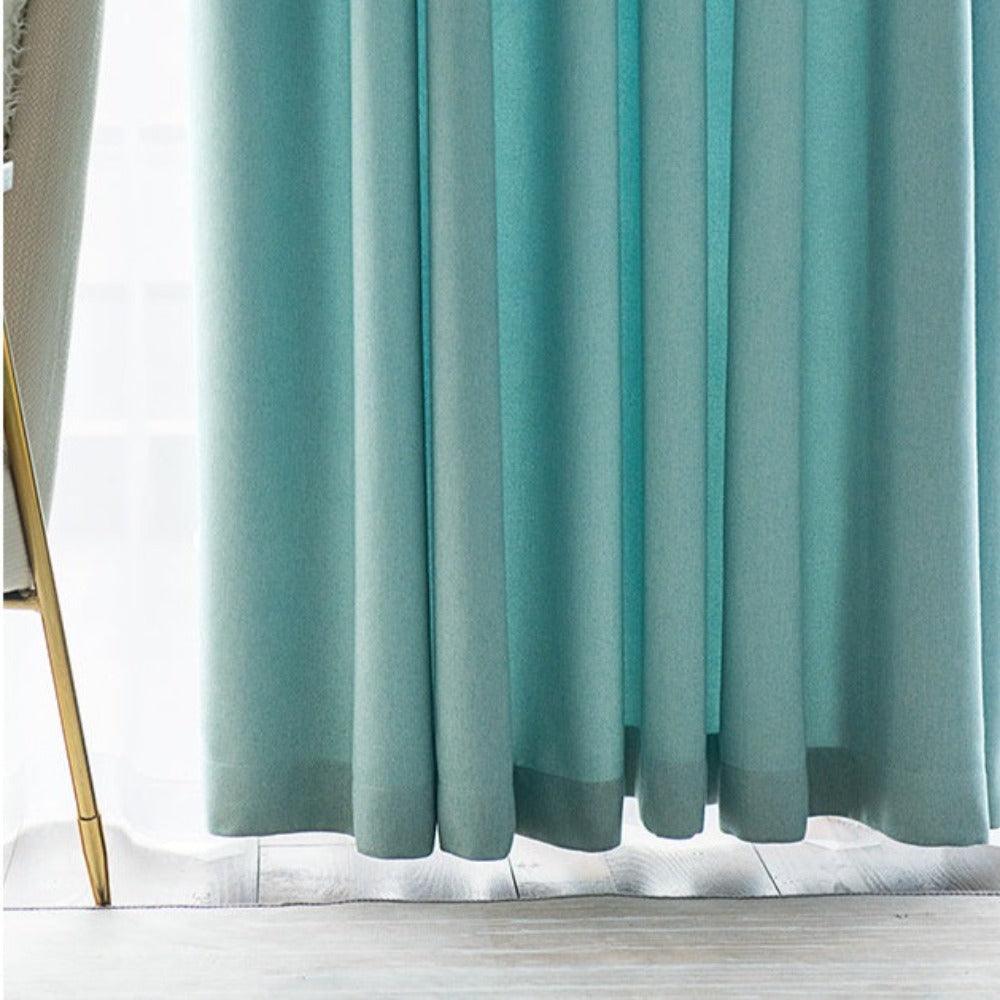 NORDIC NATURAL Cotton & Linen Blackout Curtains - Home Curtains