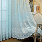 VICTORIAN VOGUE Embroidered Sheer Curtains - Home Curtains