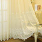 VICTORIAN VOGUE Embroidered Sheer Curtains - Home Curtains