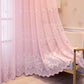 VICTORIAN VOGUE Embroidered Sheer Curtains - Home Curtains