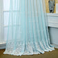 VICTORIAN VOGUE Embroidered Sheer Curtains - Home Curtains