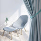 SILKMAJESTY VELVET DELIGHT AZURE Blackout Curtains - Home Curtains