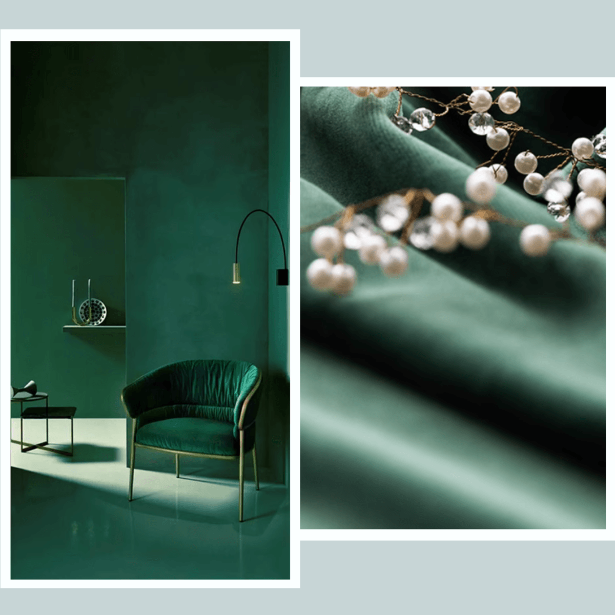 SILKMAJESTY VELVET DELIGHT EMERALD GREEN Blackout Curtains - Home Curtains