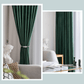 SILKMAJESTY VELVET DELIGHT EMERALD GREEN Blackout Curtains - Home Curtains