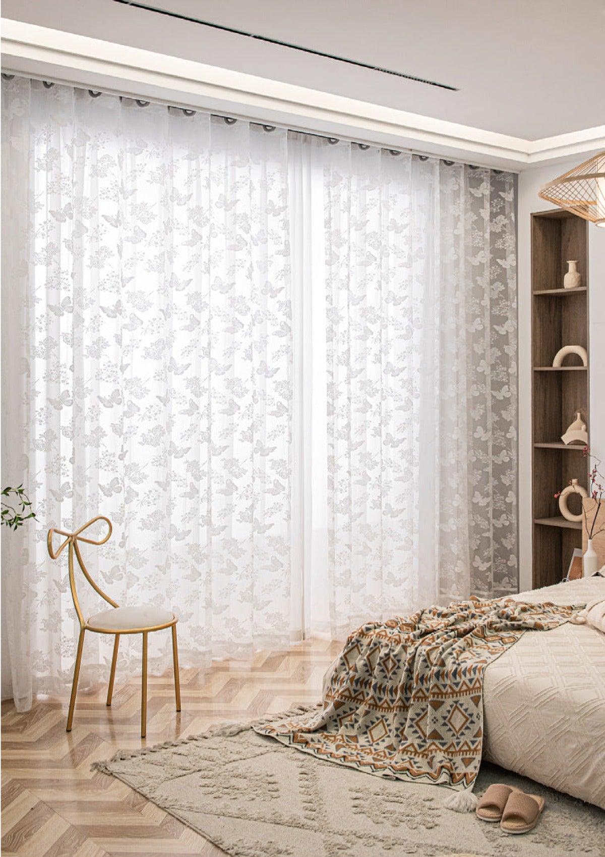 PAPILLON PRESTIGE LACE Sheer Curtains - Home Curtains