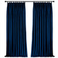 VELVETYWHISPER FLANNELLUXE BLUE Velvet Blackout Curtains - Home Curtains