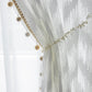 TRANQUIL TIDE ELEGANCE Sheer Curtains - Home Curtains