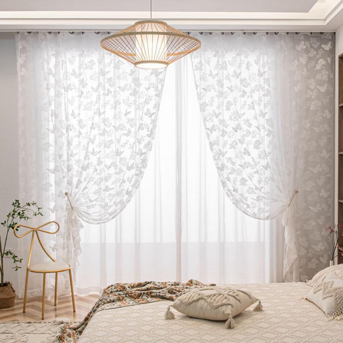 PAPILLON PRESTIGE LACE Sheer Curtains - Home Curtains