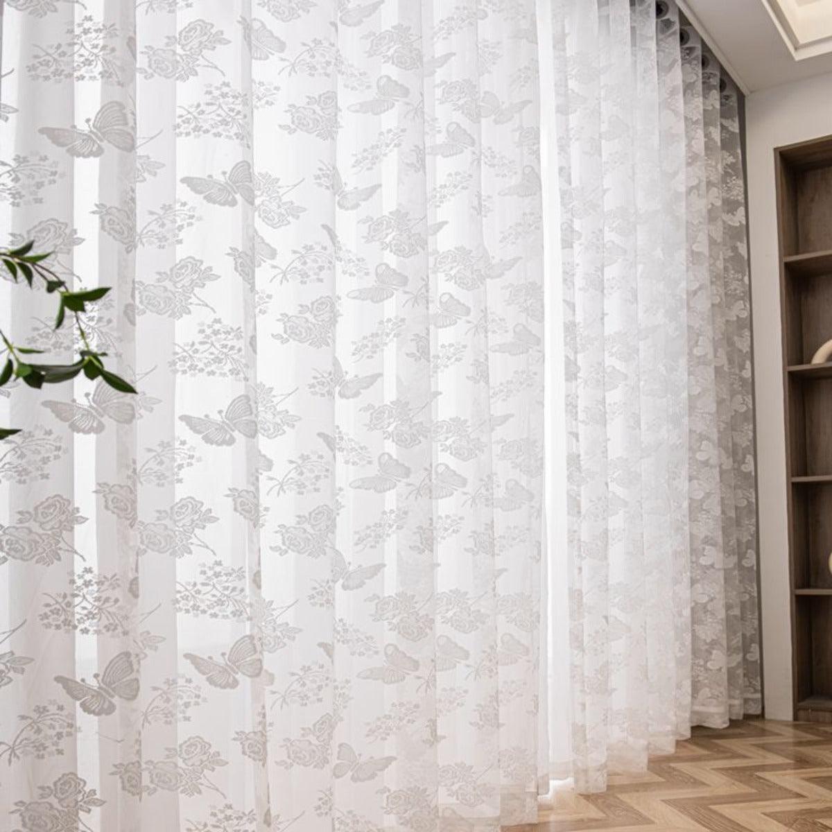 PAPILLON PRESTIGE LACE Sheer Curtains - Home Curtains