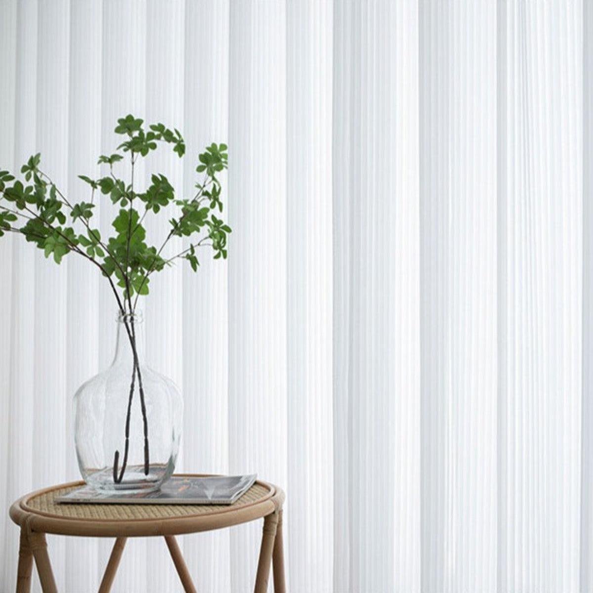 DREAMSCAPE LOUVERED GRACE Sheer Curtains - Home Curtains