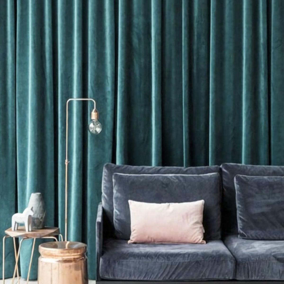 LINENGLOW SOFT FLEECE Blackout Curtains - Home Curtains