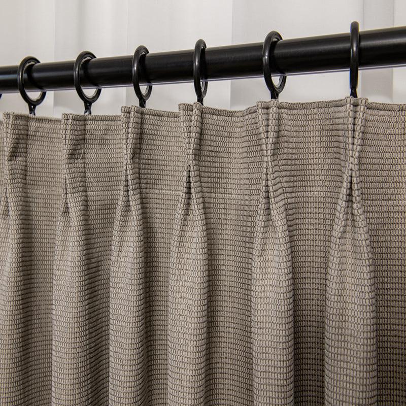 TRANQUIL EDOECLIOSE Triple-Layer Linen-Cotton Blackout Curtains - Home Curtains