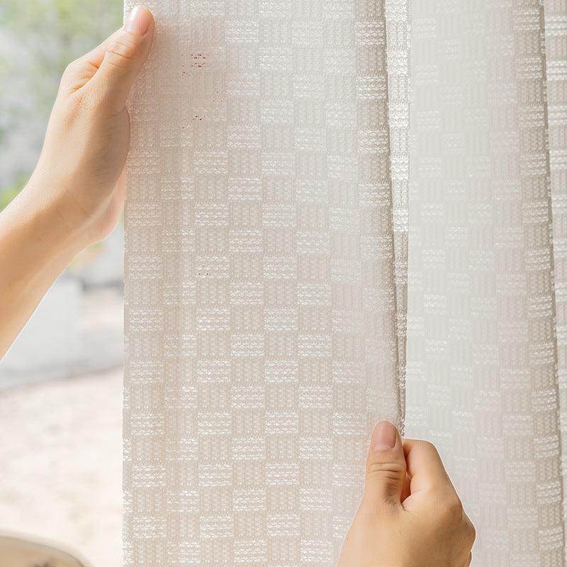 ZEN LATTICE Sheer Curtains - Home Curtains