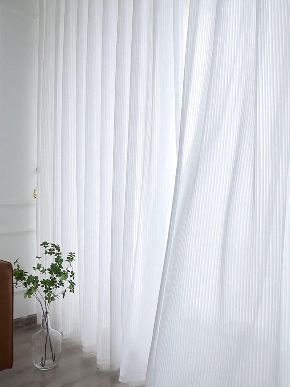 DREAMSCAPE LOUVERED GRACE Sheer Curtains - Home Curtains