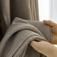 TRANQUIL EDOECLIOSE Triple-Layer Linen-Cotton Blackout Curtains - Home Curtains