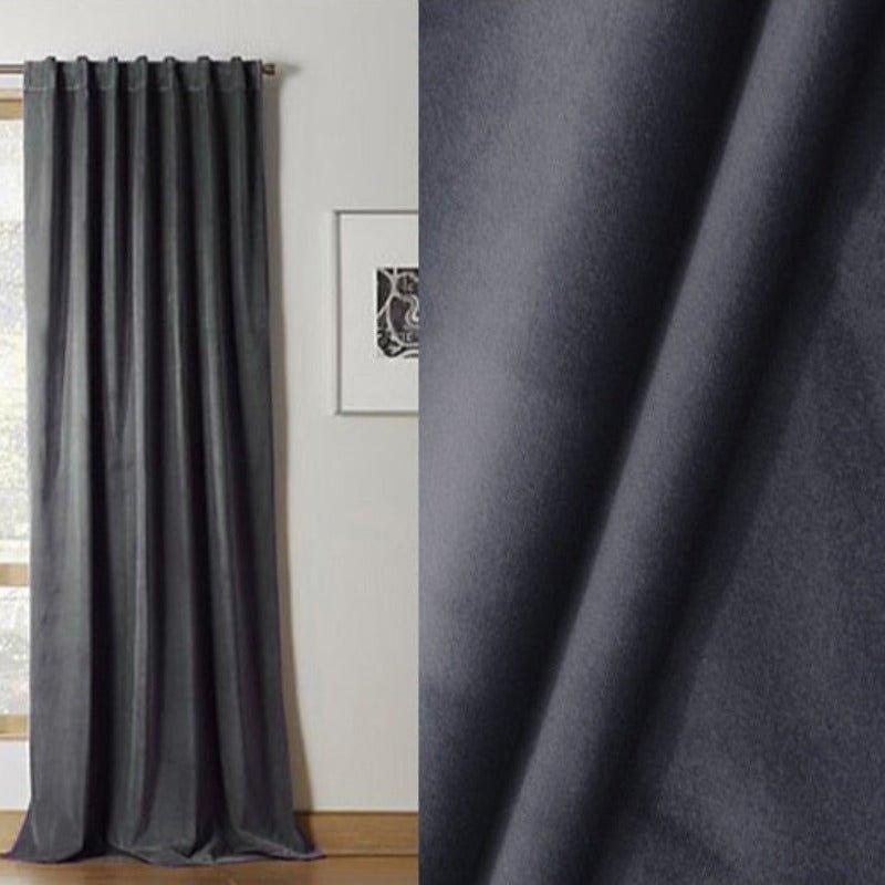 CUSTOM MADE ELEGANT VELVET Blackout Curtains - Home Curtains