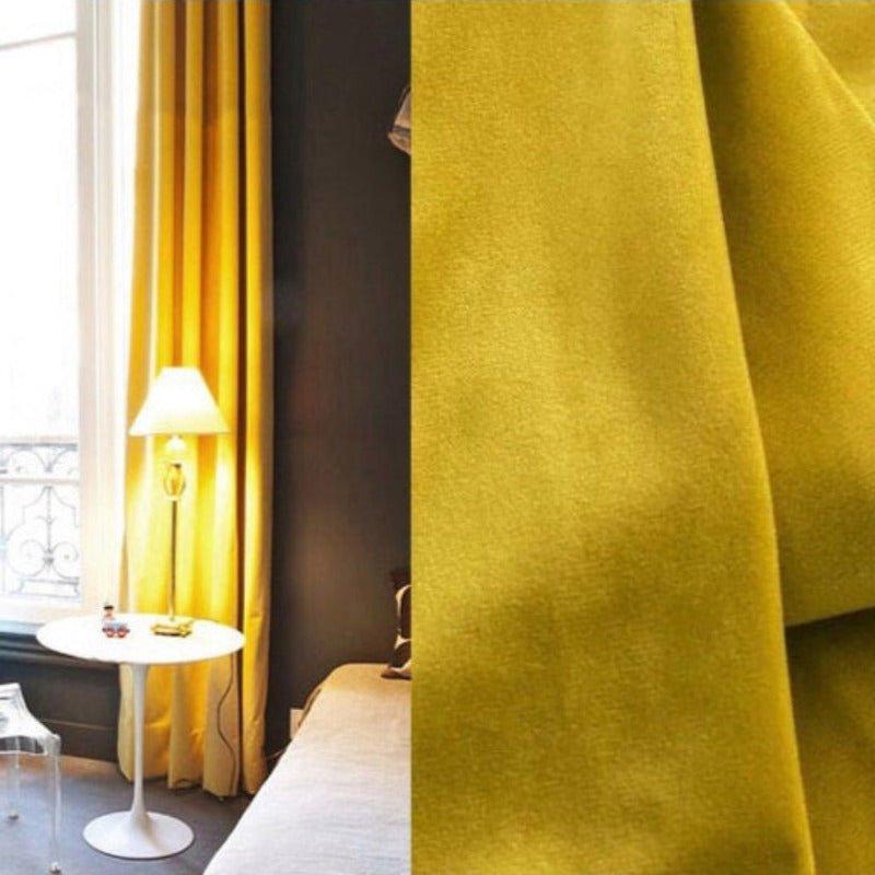 CUSTOM MADE ELEGANT VELVET Blackout Curtains - Home Curtains