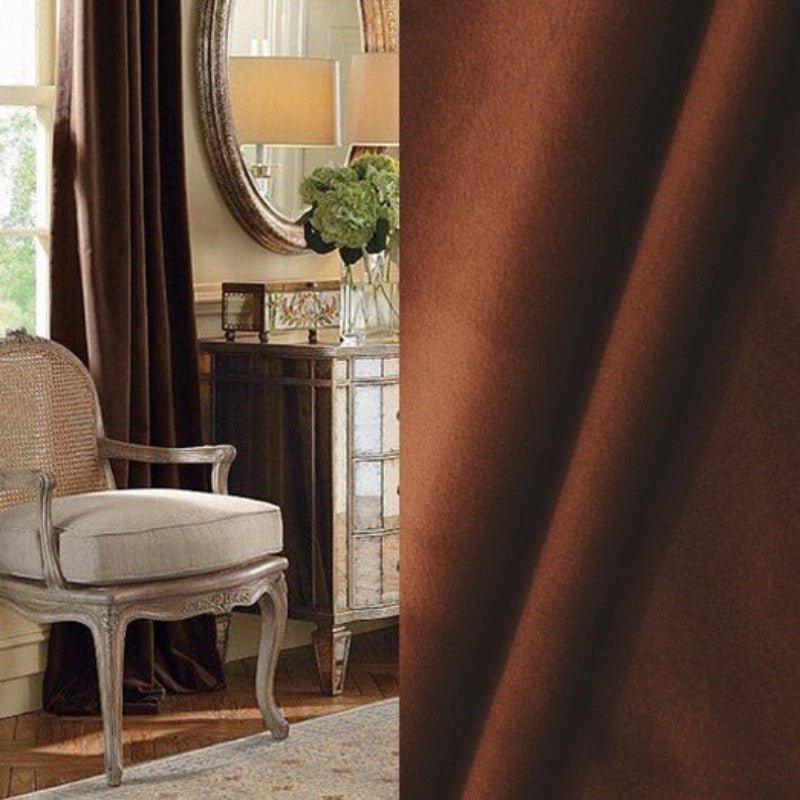 CUSTOM MADE ELEGANT VELVET Blackout Curtains - Home Curtains